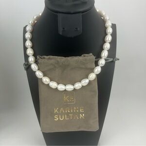 Karine Sultan pearl strand necklace